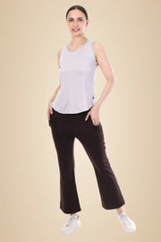 Black And White Polyester Co-Ord Set For Women Combo