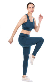 Blue & Maroon Polyester Co-Ord Set For Women Combo