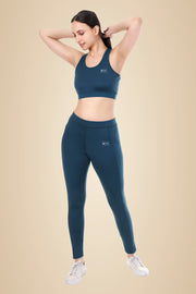 Blue & Maroon Polyester Co-Ord Set For Women Combo