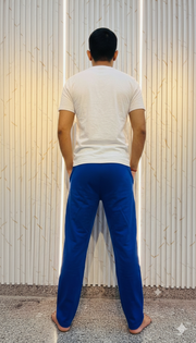 Blue Jogger Track Pants