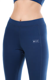 BlueWave Co-ord Set – Sports Bra & High-Waist Leggings