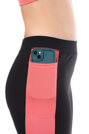 CoralEdge Panel Active Co-ord Set – Sports Bra & Leggings