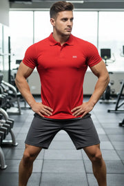 Classic Red Polo T-Shirt – Bold, Smart & Effortless Style