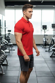 Classic Red Polo T-Shirt – Bold, Smart & Effortless Style