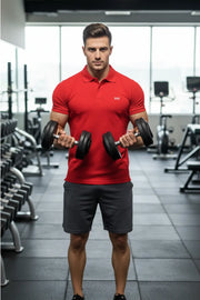 Classic Red Polo T-Shirt – Bold, Smart & Effortless Style