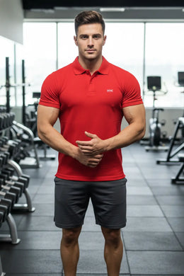 Classic Red Polo T-Shirt – Bold, Smart & Effortless Style