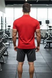 Classic Red Polo T-Shirt – Bold, Smart & Effortless Style